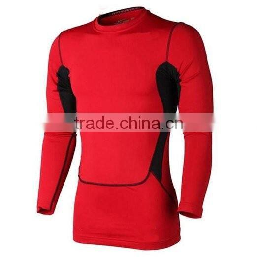 Men Sport Compression Wear Top Base Layer Long Sleeve Athletic T-Shirt