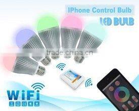 6W intelligent wifi led rgbw bulb ,Wifi led light bulb