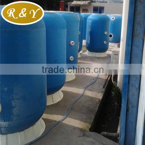 Top mount swimming pool quartz sand filter