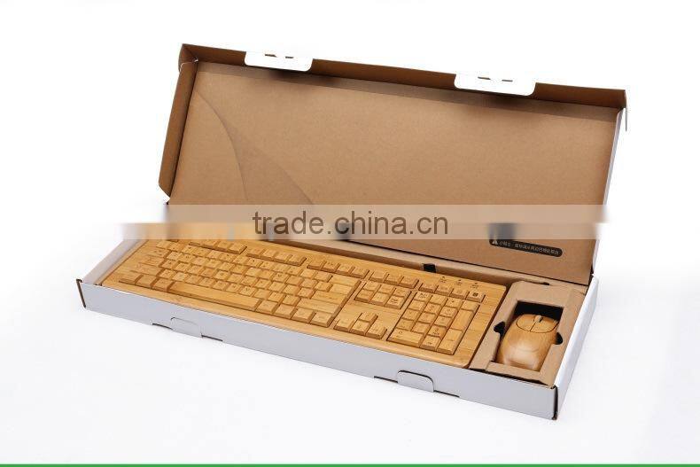 The fashionable and best Wooden keyboard and mouse, latest Wired Bamboo Keyboard and mouse