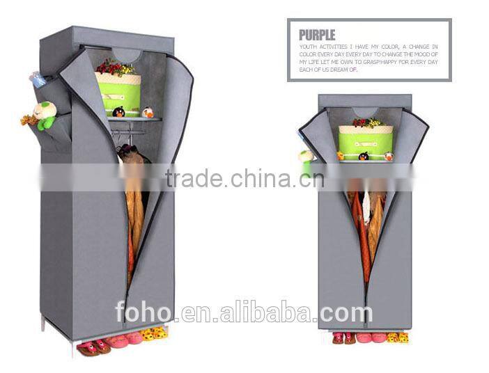 Cheap folding wardrobe where to buy wardrobes (FH-CS0507)