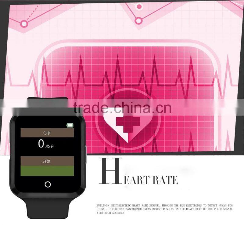 2016 Newest Professional Health and Medical Smart Watch with Heart Rate Monitor, Body Temperature Monitor, Body Moisture