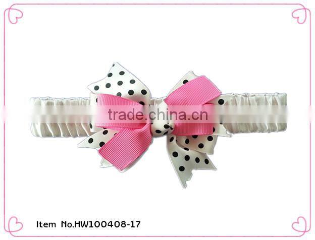 baby soft elastic bow headbands accessories