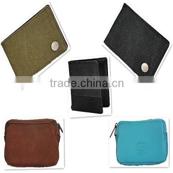 2014 best men's fashion PU leather wallet