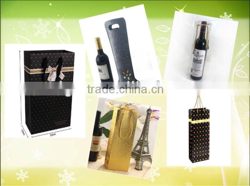 High quality wine bag/cheapest wine bag/bulk reusable wine tote bags