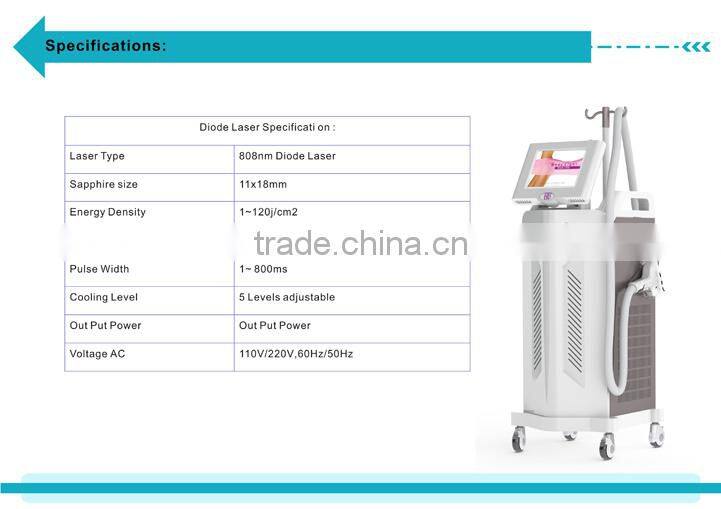 New design 810nm laser hair removal/hair depilation machine dido-IV