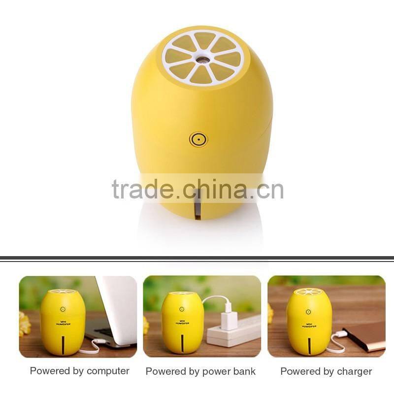 wholesale 180ml USB Mini Humidifier Led Night Air Purifier Diffuser Mist Maker for home