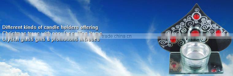 Promotional Beveled Jade Glass Moon Ornament/Blank Moon ornaments