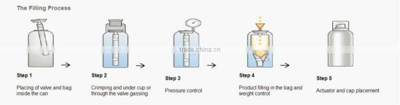 Automatic Bag on valve Aerosol Filling Machine