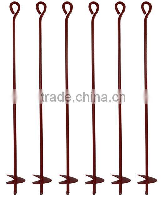 Painted Earth Anchor with Helix