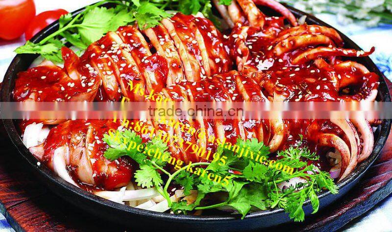 Roasted squid shred machine/Sleeve fish roasting machine/squid roaster
