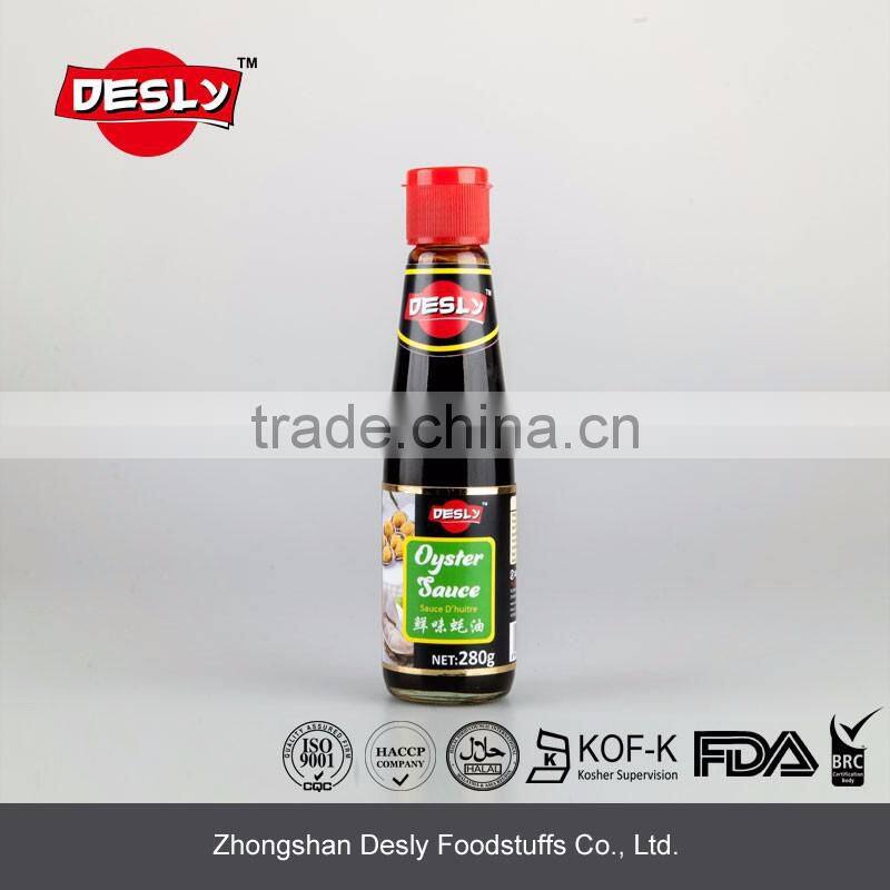 Natural Oyster Sauce HALAL, FDA,HACCP,ISO