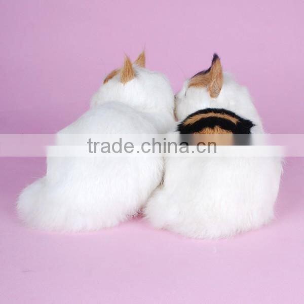 handmade wool animal shape christmas craft cat toy for kids