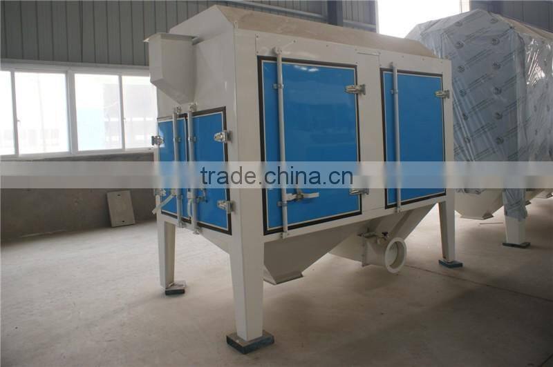 Drum type pre cleaner for corn grain maize bean