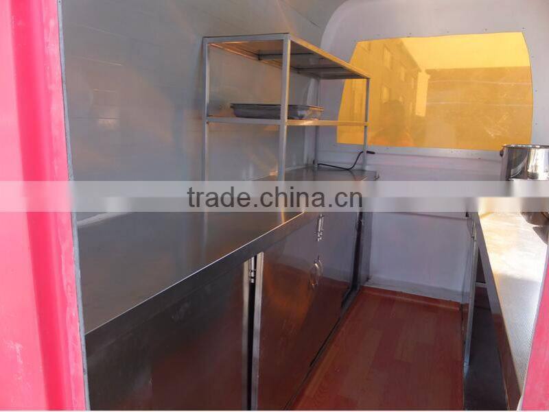 Outdoor fiberglass Gasoline Motorcycle Mobile Food cart