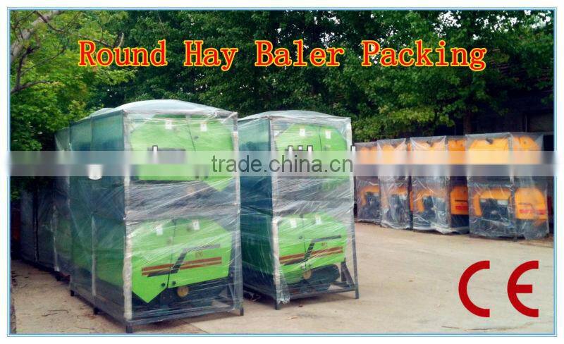 Tractor PTO driven round hay/straw baler machine, CE approval