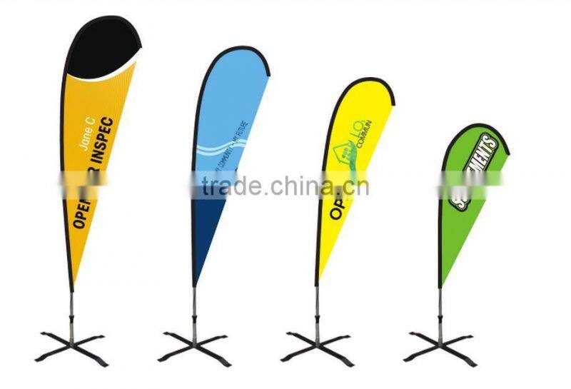 Free design custom outdoor fiberglass feather flag pole