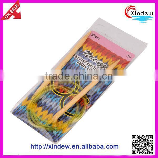High Quality Bamboo Circular Knitting Needles With Steel Wire