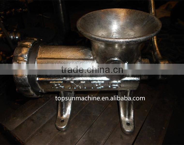 high quality commercial tinned manual meat mincer no. 32