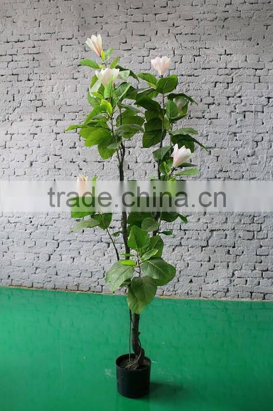 Best Quality Imitation Artificial Yulan Magnolia Tree Potted