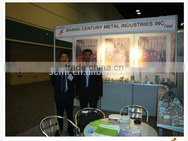 Power line hardware deadend hardware hot dip galvanized 6409 steel offset guy clamp with curved clamping