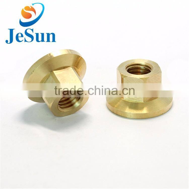 Made in china hex brass nut,cnc brass lathe turning