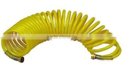 pu air hose with brass connectors,pu coil hose