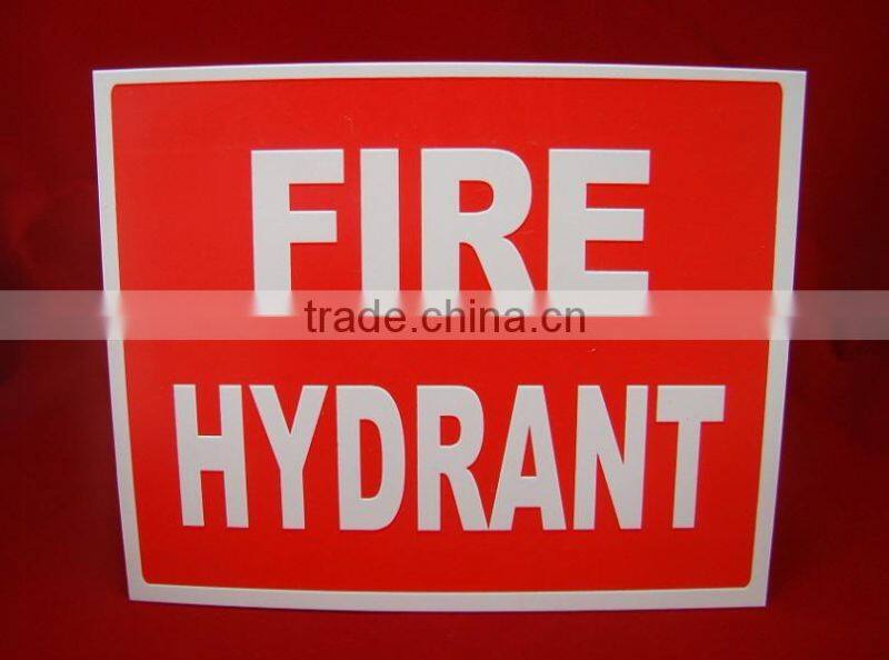 customized warning plate no smoking sign board