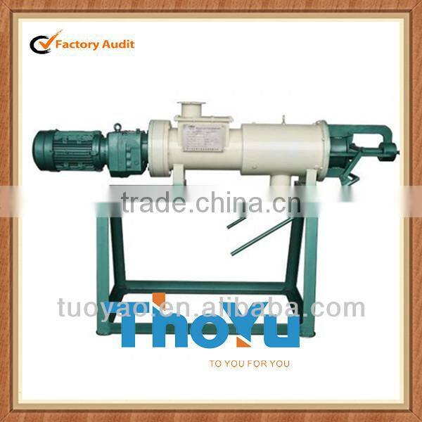 rapidly and efficiently screw dewatering machine disposal of slurry