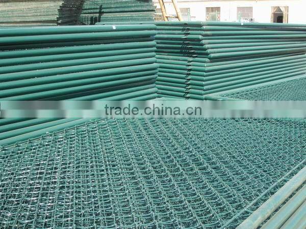 garden fence chain link fence pvc coated or galvanized