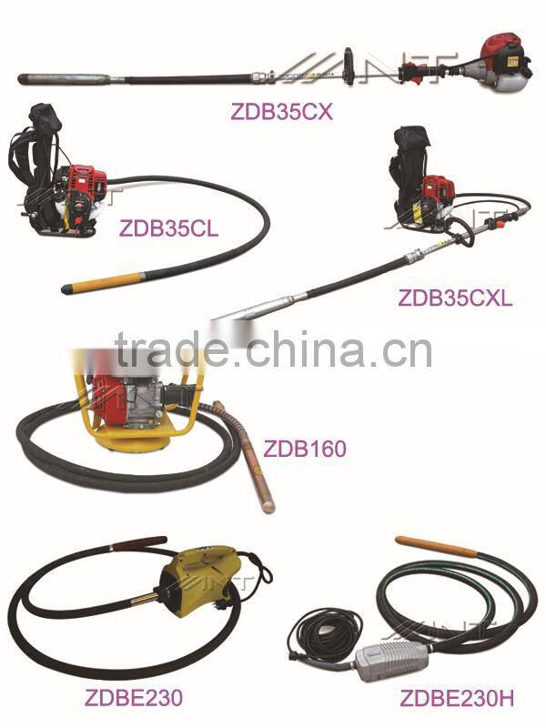 ZDB35CL China new design high quality construction machinery backpack concrete vibrator