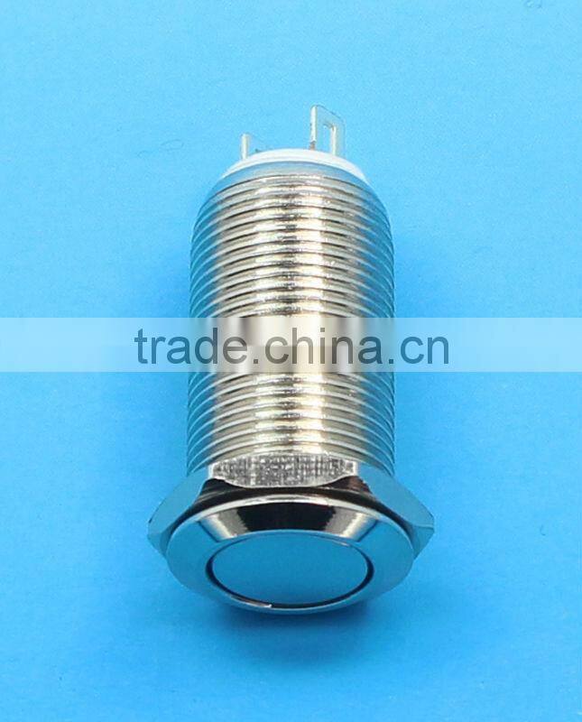 12mm waterproof on off push button switch