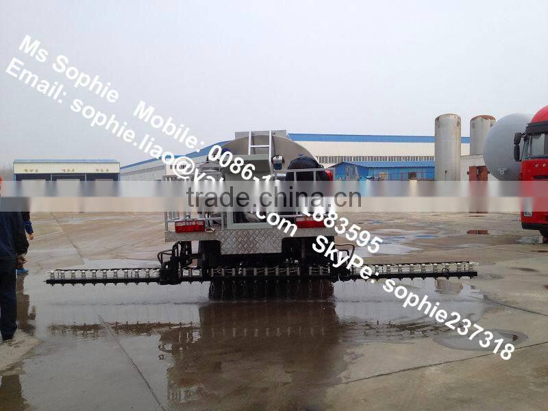 dongfeng mini automatic heated bitumen sprayer truck ,asphalt distributor truck