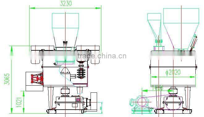 S14 serie high efficiency rotor type sand mixer machine