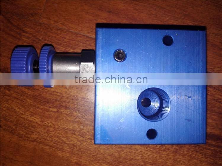 NG 6 Aluminum hydraulic valve block