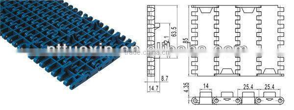 Double Positrack 1000 modular belt