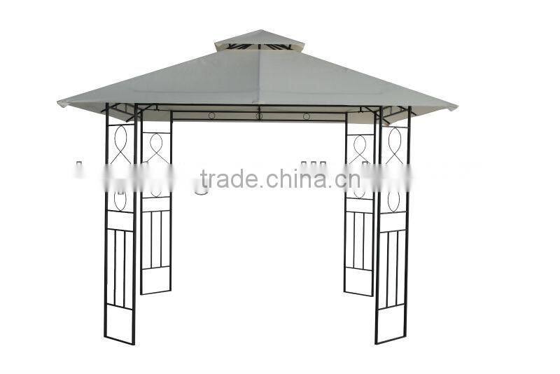 3x3m double topped gazebo(metal gazebo,outdoor metal gazebo )