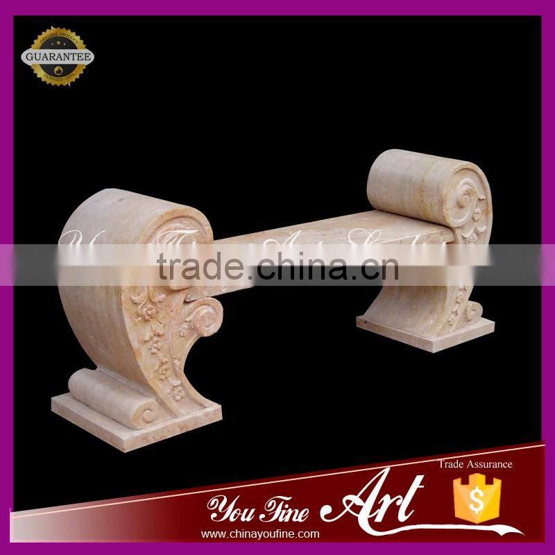 decoration marble garden bench simple