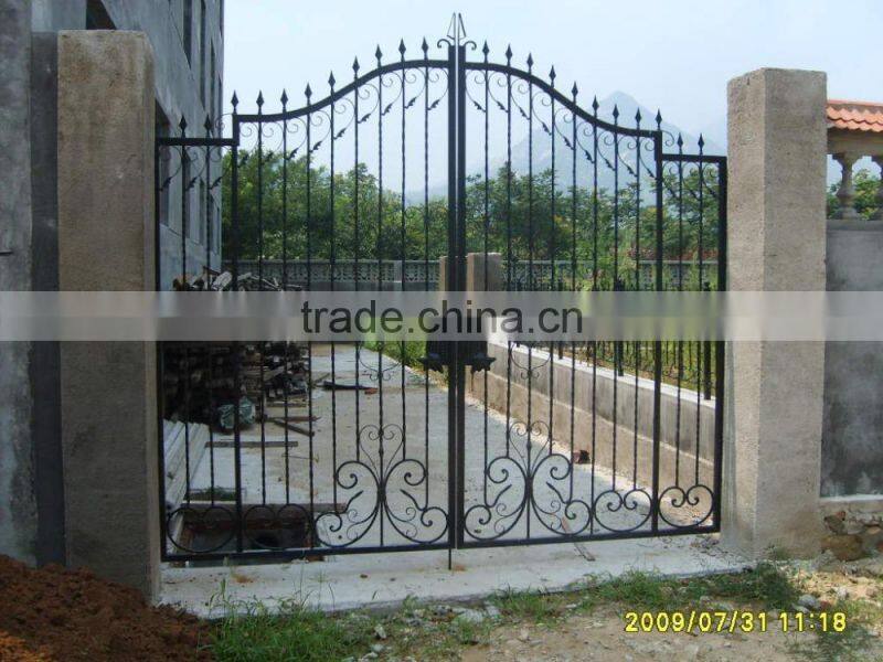 Bisini Luxury Main Gate Design, Royal House Iron Main Gate Design, Iron Main Gater