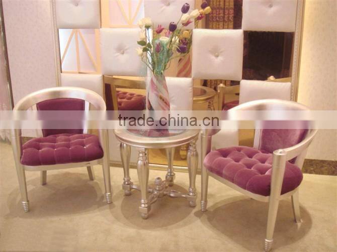 wooden home living room armchair in amaranth color