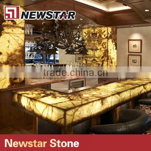 Newstar transparent yellow onyx stone