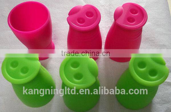 silicone kid drinking cup pig nose
