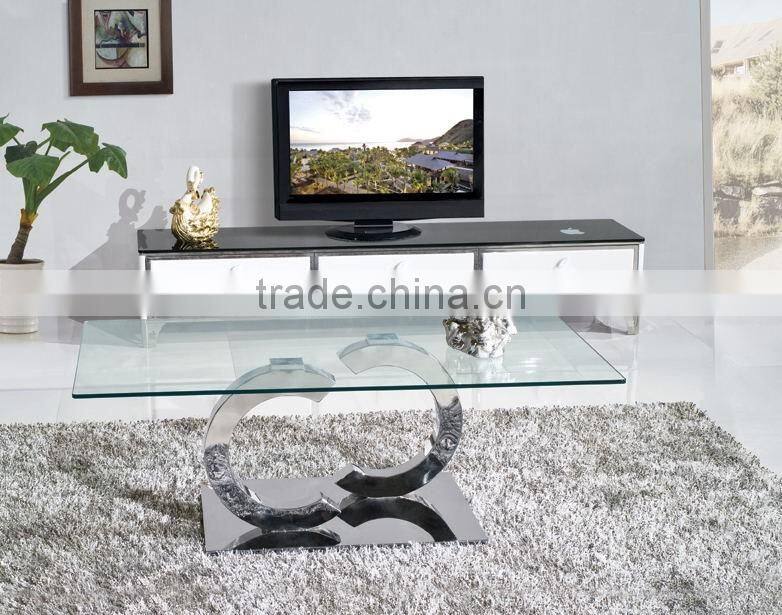 C286 Living Room Furniture Glass Top cheap coffee table
