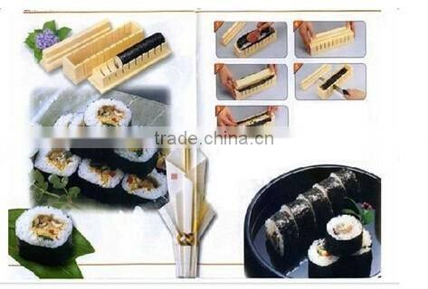 Sushi Making Kit with Rice Press Mold Set. Various Shapes Sizes-Round Mickey Mouse Ears-Perfect Roll Maker Tools