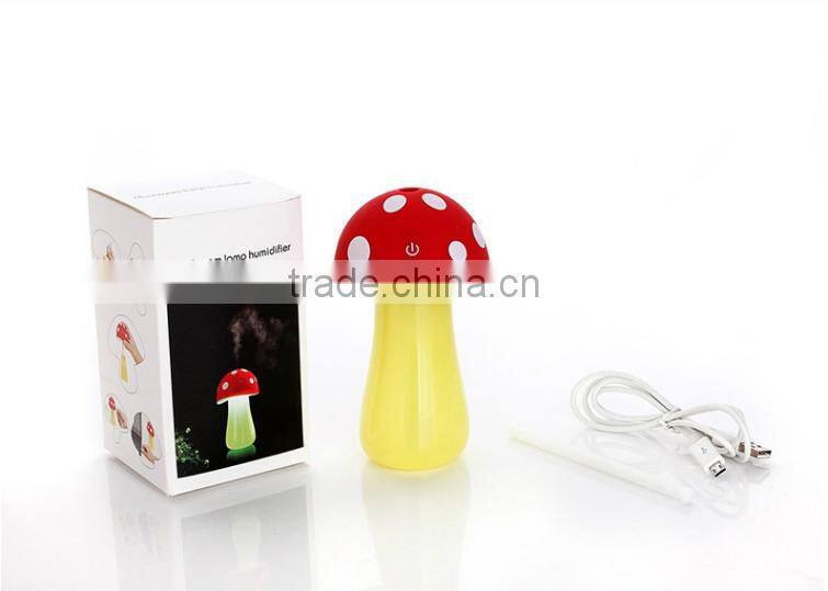 Factory Mushroom Light Lamp Humidifier, House/Office Table Mini Air Humidifier