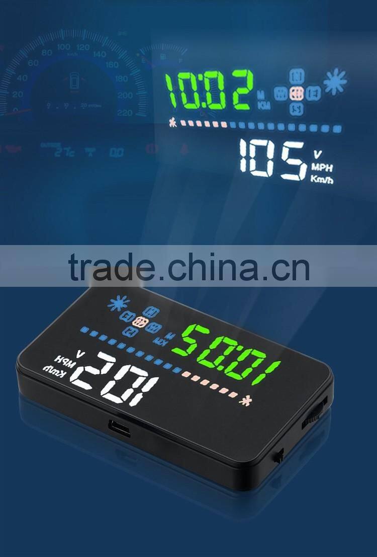 Universal Head Up Display With GPS 3.5 inch Screen HUD For Car Auto Speed Monitor For Wholesale