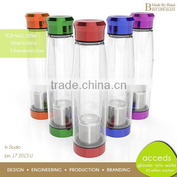 High Quality Clear Soda Or Mineral Water Glass Bottle