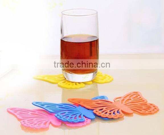 Butterfly Shaped Heat Pads Tea Cup Coaster