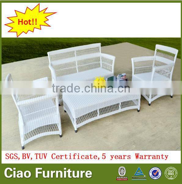 Modern white sectional rattan furniture outdoor rattan furniture