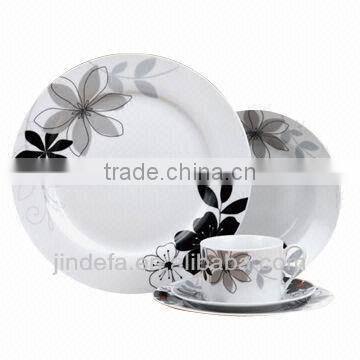 hot sale porcelain round dinner set